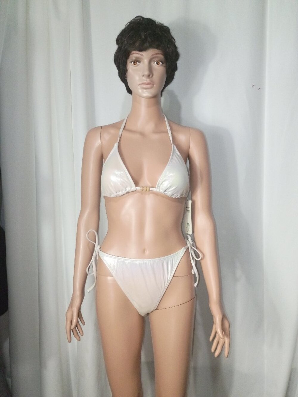 No boundaries moonlight pearl cheeky bikini Size S top size L bottom